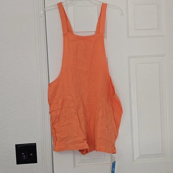 Cupshe Orange Romper Sz Xs Nwt - Picture 2 of 4